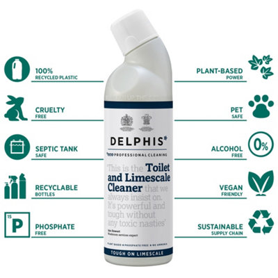 Delphis Eco Professional Cleaning Toilet and Limescale Cleaner 750ml
