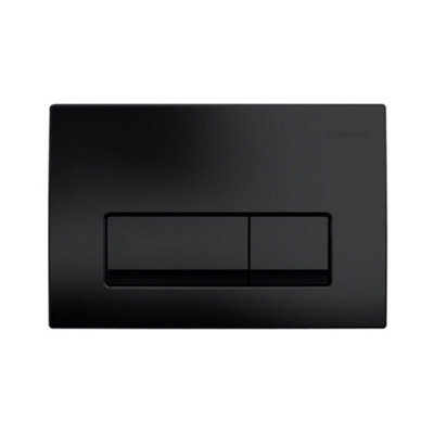 Delta 50 Flush plate dual touch, black (115.119.DW.1)