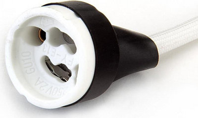 Deltech GU10/GZ10 Lamp Holder with 200mm Lead for Optimal Lighting Solutions