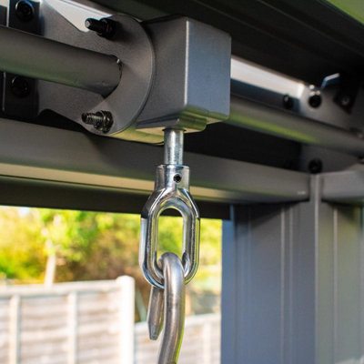 Deluxe Aluminium Pergola - 3x3m BPS Deluxe Full Aluminium Pergola with Dual Zone Roof - 5