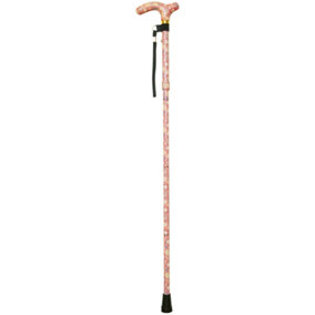 Deluxe Ambidextrous Foldable Walking Cane - 5 Height Settings - Printemps