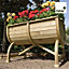 Deluxe  Barrel Garden Planter (3'6" x 2")
