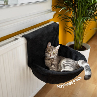 DELUXE CAT RADIATOR BED - BLACK