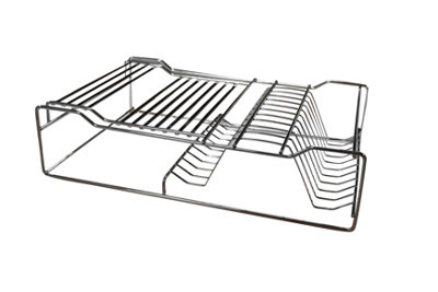 Deluxe Chrome Plated Dish Drainer - 1 Tier