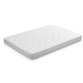 Deluxe Pocket Sprung Foam Mattress White Quilted Top