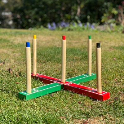 Deluxe Quoits Garden Ring Toss Game - 3