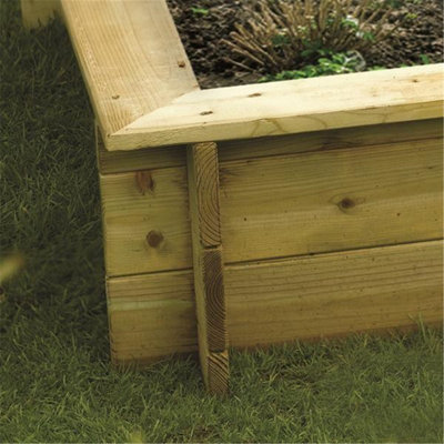 Deluxe Raised Bed/Sandpit (4ft x 4ft)