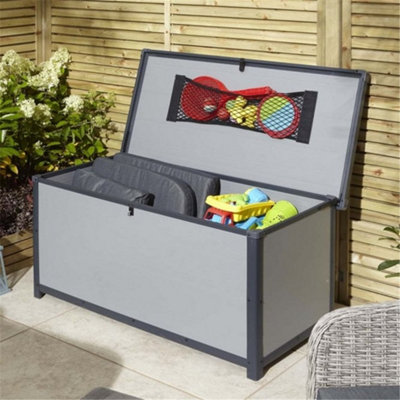 Deluxe Stratton Plastic Cushion Box - Light Grey