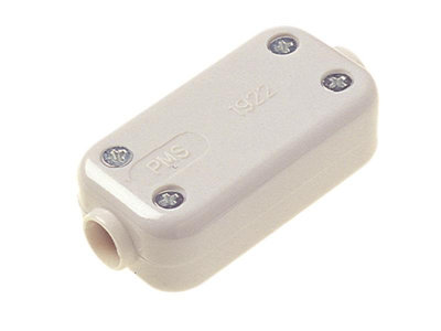 Dencon 2 Terminal Fixed Connector 5A - Reliable White Wiring Solution for Every Project