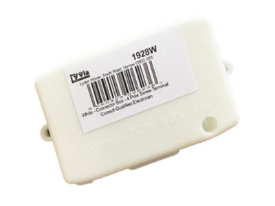 Dencon 4 Pole Electrical Connector Box - 24A Reliable Safety Solution in White