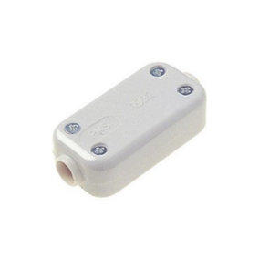 Dencon 5A 2 Terminal Fixed Connector White (One Size)