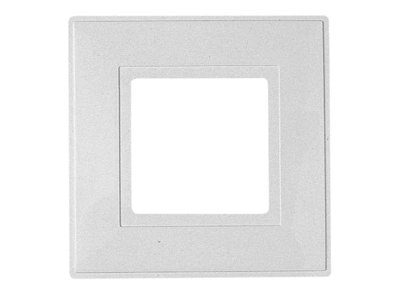 Dencon 88042NB White Finger Plate 1-Gang Pack of 2 DCN88042NB