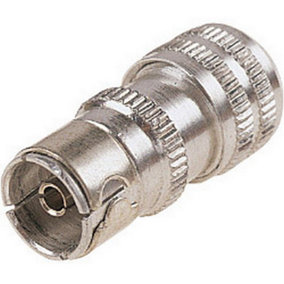Dencon Coaxial Socket (Pack of 12) Silver (One Size)
