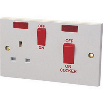 Dencon Cooker Switch (UK Plug) White (One Size)