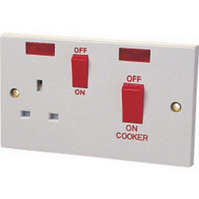 Dencon Cooker Switch (UK Plug) White (One Size)