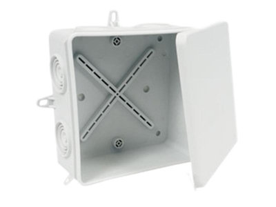 Dencon JB8135NB Square IP54 Junction Box 100mm DCNJB8135NB