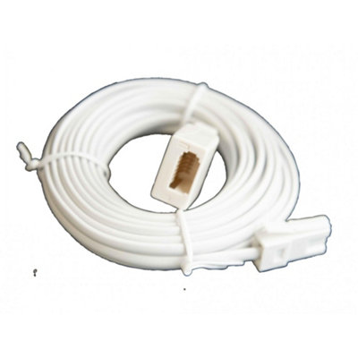 Dencon Telephone Extension Lead Multi Colour (5m)