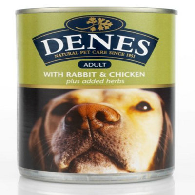 Denes Dog Adult With Rabbit & Chicken + Herbs 400g x 12