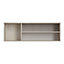 Denim Shelf in Light Walnut, Grey Fabric Effect and Cashmere
