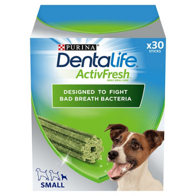 Dentalife Activfresh Small Dog Treat Dental Stick 30 Stick (Pack of 2)