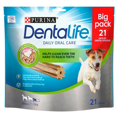 Dentalife Daily Oral Care Chk Chew Adult Small 21 Pk 345g (Pack of 3)