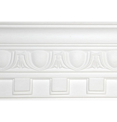Dentil Egg and Dart Plaster Coving 80mm x 90mm - 24m Pack - 4