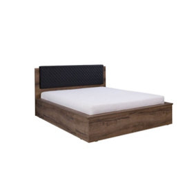 Denver 06 Ottoman Bed - Stylish Storage Double Bed in Oak Monastery - W1820mm x H1050mm x D2135mm