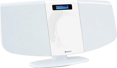 Denver DAB+ Bluetooth CD Player with Remote Control and Stereo Speakers