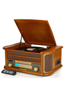denver-mcr-50bt-vintage-retro-bluetooth-music-centre-with-cd-cassette