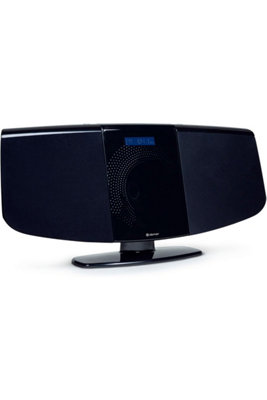 Denver MDA-320 Black HiFi Bluetooth DAB+ CD Player with Remote Control and Stereo Speakers