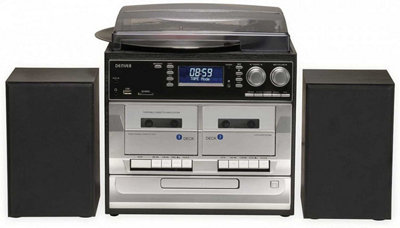 Denver MRD-166 All-in-One DAB Record Player Turntable with USB Recording and CD Player