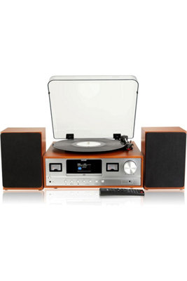Denver MRD-52 Hi-Fi Record Player System with CD Player, DAB+, FM, and Bluetooth