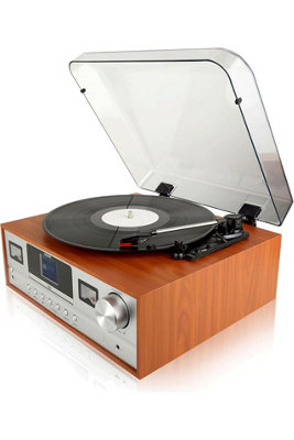 Denver MRD-52 Hi-Fi Record Player System with CD Player, DAB+, FM, and Bluetooth