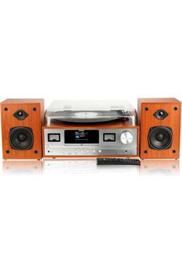 Denver MRD-52 Hi-Fi Record Player System with CD Player, DAB+, FM, and Bluetooth