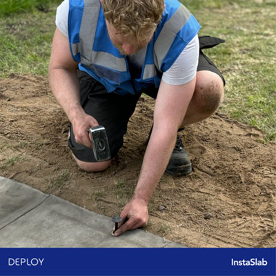 DEPLOY Concrete InstaSlab 2m x 4m ( 6ft x 13ft ) Instant Concrete Foundation Slab (W) 200 cm x (L) 400 cm - Ready made Kit