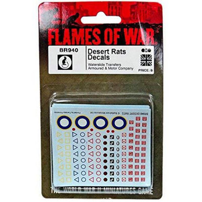 Desert Rats Decals - Brand New and Sealed