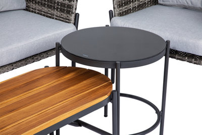 DesignDrop Amalfi 5 Seater Luxury Outdoor Garden Corner Lounge Set