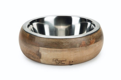 Designed By Lotte 2 In 1 Wood/steel Bowl Mandira 21cm Price Comparisons | Compare The Build
