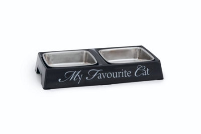 Designed By Lotte Melamine Double Diner Favourite Cat Grey Price Comparisons | Compare The Build