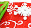 Designer Christmas Stocking Xmas Socks Decorations, Multi-Colour, One Size