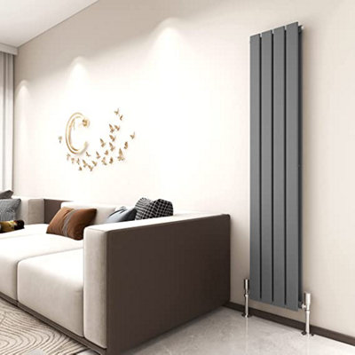 Designer Flat Panel Double Radiator 1600x272 Anthracite