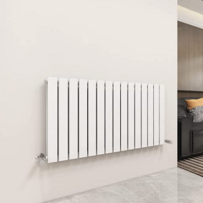 Designer Flat Panel Double Radiator 600x1020 White by MCC