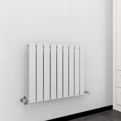 Designer Flat Panel Single Radiator 600x612 White by MCC