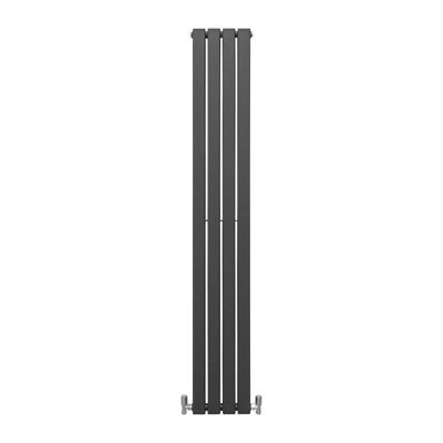 Designer Flat Radiator - 1800 x 280mm - Anthracite