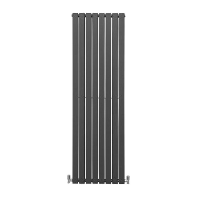 Designer Flat Radiator - 1800 x 560mm - Anthracite | DIY at B&Q