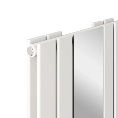 Designer Radiator With Mirror Double Flat Panel Central Heating ...
