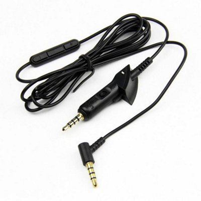 Designo Replacement Audio Cable for BOSE Headphones QC15 QC2 with Mic and Audio Control