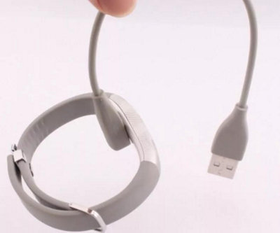 Designo USB Charging Cable for Jawbone UP2, UP3, UP4 Activity Tracker, Grey