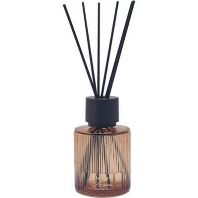Desire Aroma Ribbed Glass Reed Diffuser 200ml - Pomegranate Noir