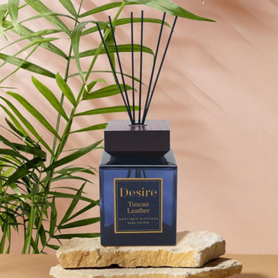 Desire Boutique Square Reed Diffuser 1 Litre - Tuscan Leather